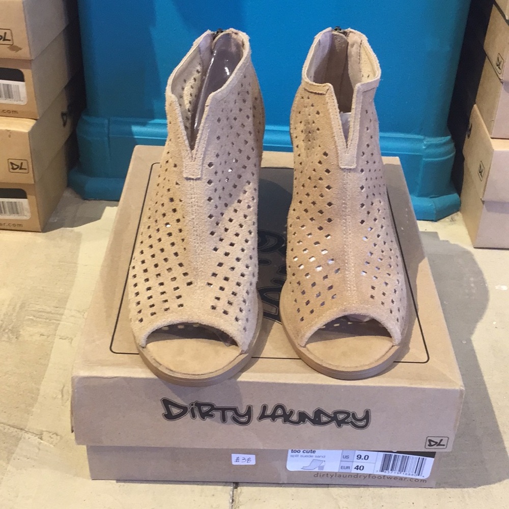 Beige Dirty Laundry Booties